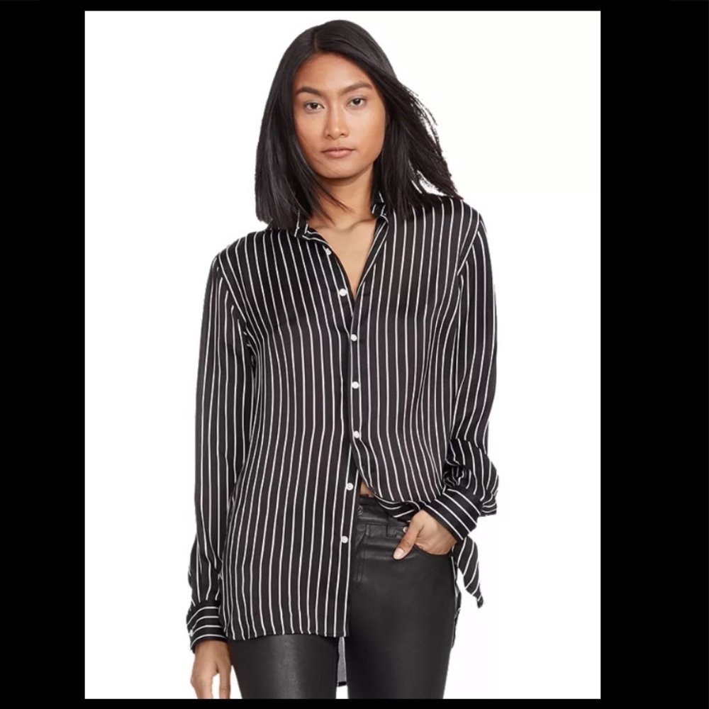 Brand new Ralph Lauren silk button down Shirt